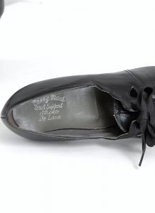 1930s ribbon laced black leather Cuban heels – Hemlock Vintage Clothing
