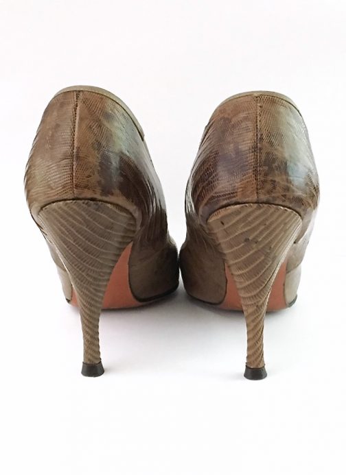 1950s Palizzio lizard heels + purse set – Hemlock Vintage Clothing