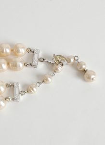 Vendome glass pearl necklace with sterling clasp – Hemlock Vintage Clothing