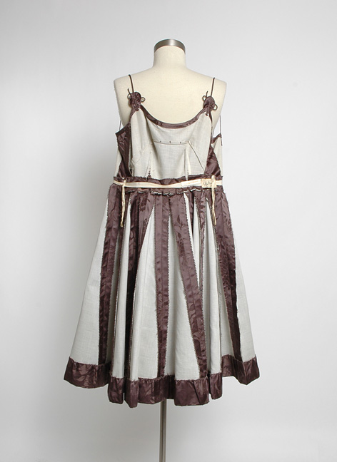 1950s SOPHIE ORIGINAL silk satin damask dress
