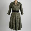 1950s Claire McCardell printed cotton dress (issue)