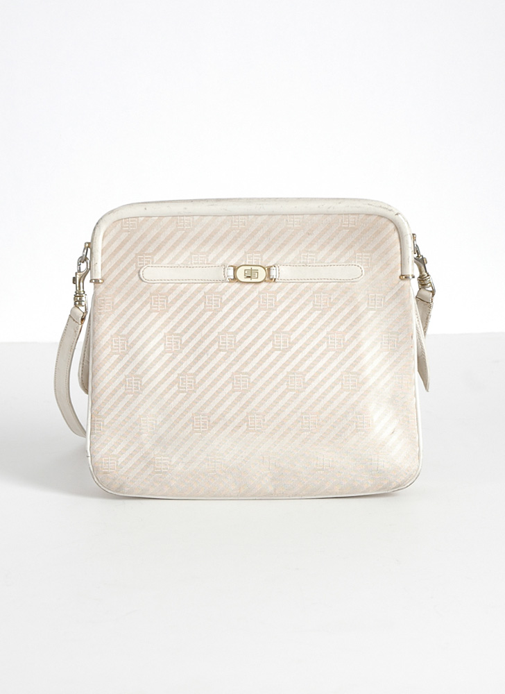 1970s Emilio Pucci fabric logo purse