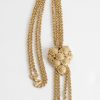 vintage Trifari gold lariat necklace