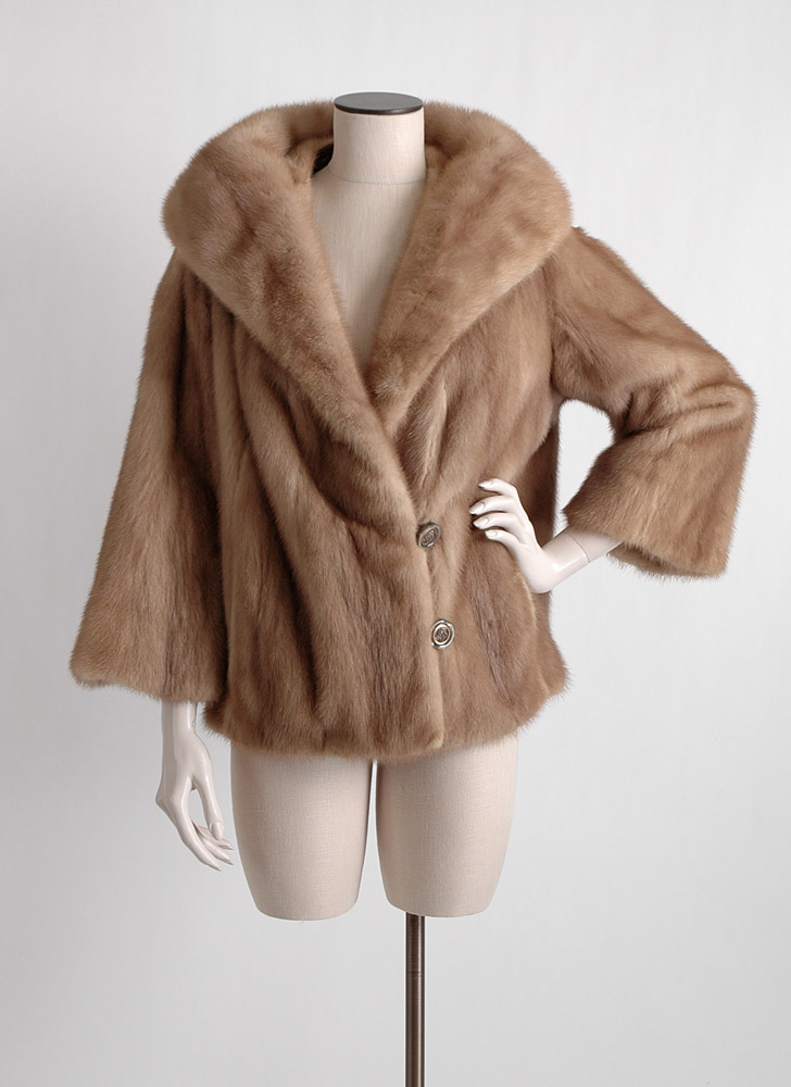 1960s autumn haze honey mink coat