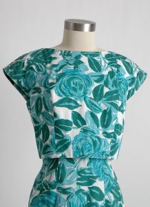 1950s 60s Garfinkel’s cotton curve-hugging dress – Hemlock Vintage Clothing