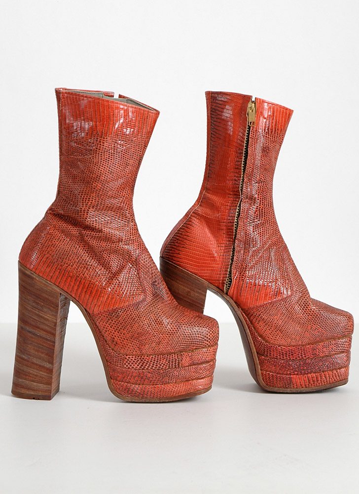 platform boots 1970s