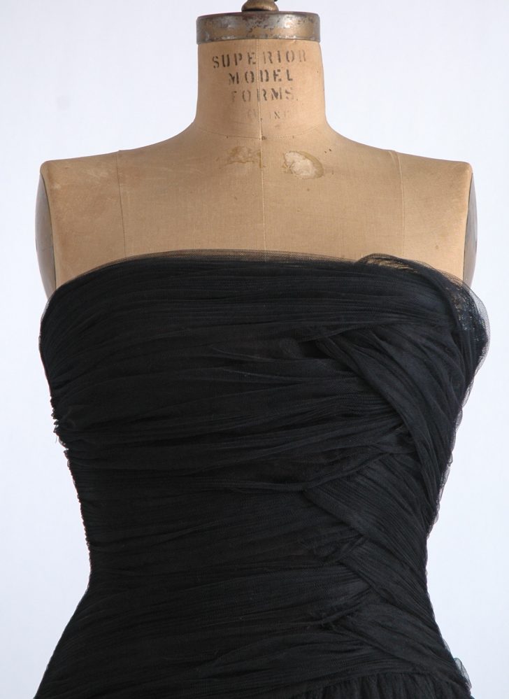 1950s Helena Barbieri ruched dress (repair project)