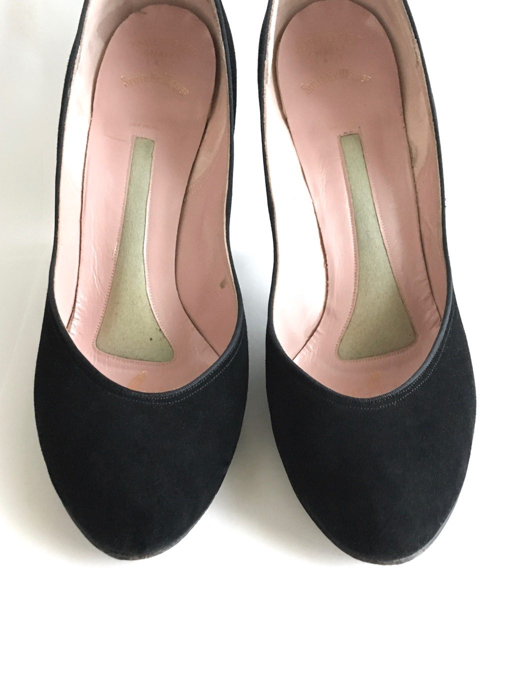 1950s Palter de Liso black suede heels – Hemlock Vintage Clothing