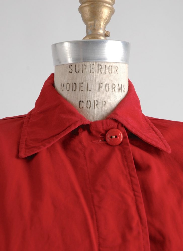1940s red Cetchican Zero King canvas ski jacket