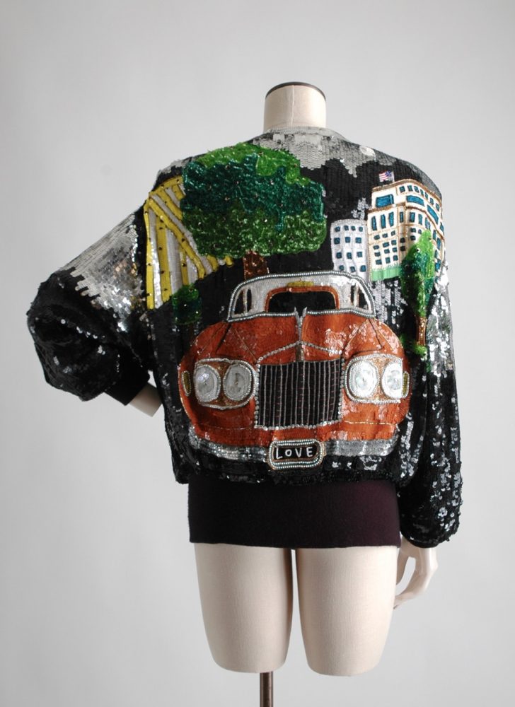 the Rolls Royce of 1980s sequin bomber jackets