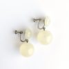 vintage glass ball dangle earrings