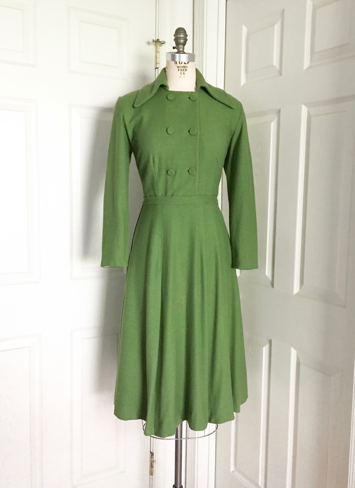 1930s 40s green wool dress Sport Nouvelle, Viennese Model – Hemlock ...