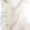 1930s beige crepe bias cut evening gown with sheer net and lace (repair) –  Hemlock Vintage Clothing
